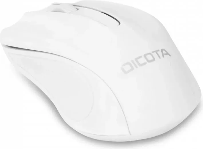 Mi Maus pa tela Dicota Comfort, ergonomik, i bardhë - 3