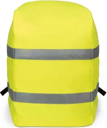 Mbulesë shiu për çantë shpine DICOTA Hi Vis, deri 65L, poliester, e verdhë reflektuese