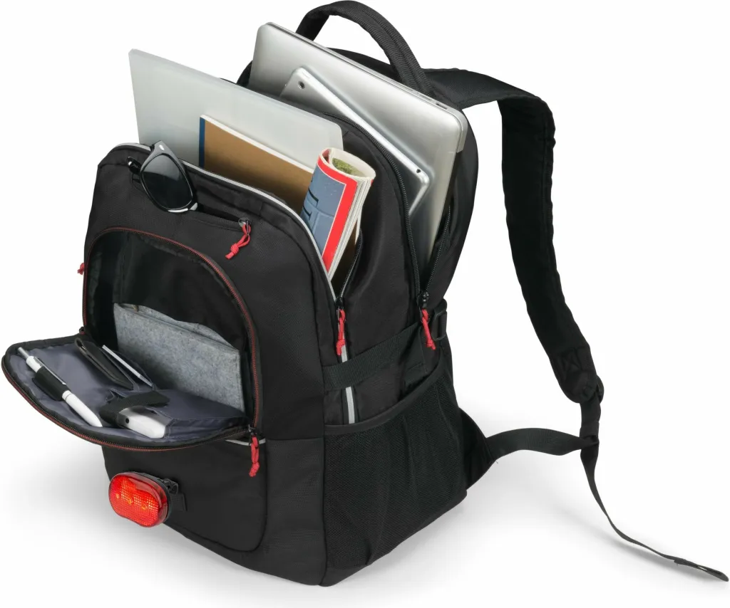 Çantë shpine DICOTA Backpack Plus SPIN 14-15.6, e zezë - 3