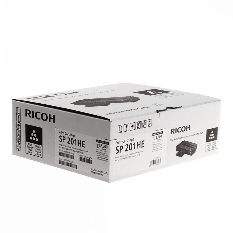 Ngjyrë Ricoh 407254, e zezë - 1