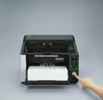 Skaner dokumentesh Ricoh FI-8820, LCD touchscreen, duplex, kapacitet 500 fletë, A3