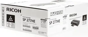 Toner, Ricoh SP 277HE 408160, 2600 faqe, e zezë