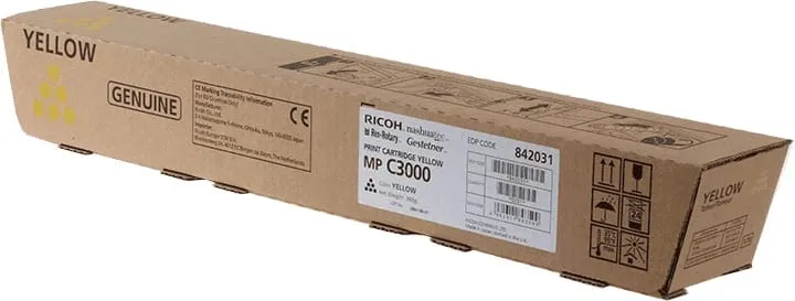 Toner, Ricoh, MP C3000 / 842031, rendiment 15000 faqe, standard, verdhë - 1