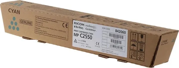 Toner, Ricoh, MP C2550E 842060, 5500 faqe, cyan - 1