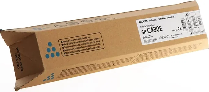 Toner Ricoh SP C430E 821280 rendiment 24000 faqe cyan - 1