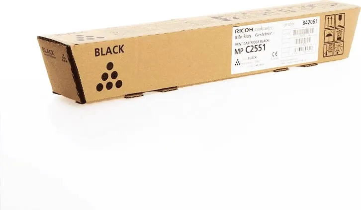 Toner, Ricoh MP C2551E 842465 10000 faqe, e zezë - 1