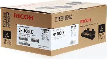 Toner, Ricoh SP 100LE 407166, kapacitet 1200 faqe, i zi