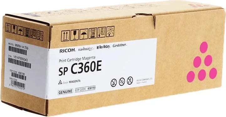 Toner, Ricoh, Type C360 408190, rendiment 1500 faqe, magenta - 1