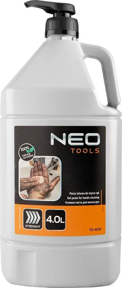 Pasta larëse për duar Neo, xhel profesional, 4L me pompë, e kremtë - 1