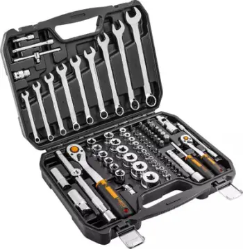 Set veglash Neo 10-058, 82 pjesë, krom vanadium