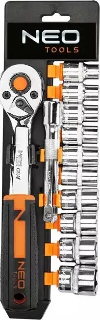 Set veglash Neo 10-020, 12 pjesë, çelik krom vanadium