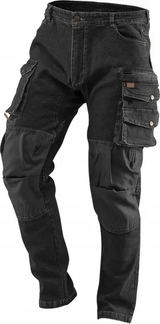 Pantallona pune NEO Work Trousers Denim, madhësia S, të zeza