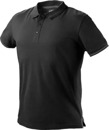 Bluzë polo Neo Denim, pambuk 100%, e zezë, madhësia M