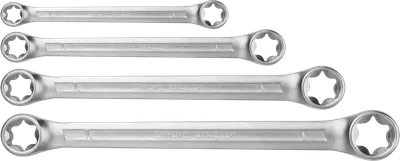 Çelësa torx Neo Set E6-E24, të dyanshme E6-E24, 4 copë, të argjendta - 1
