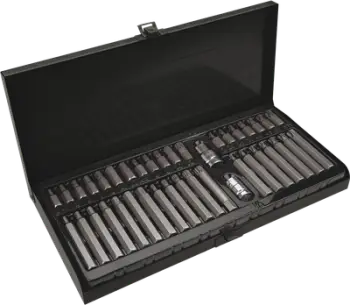 Set me pjesë për kaçavida TORX, HEX, SPLINE (06-107), 40 pjesë