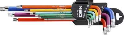 Set çelësash torx të tipit L NEO, T10-T50, 9 copë - 1