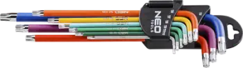 Set çelësash torx të tipit L NEO, T10-T50, 9 copë