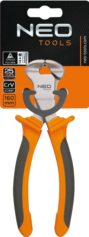 Pinca Neo, 160 mm, të hirta/portokalli - 1
