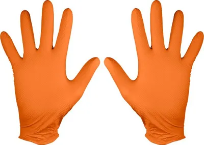 Doreza pune Neo Nitrile, nitril, 50 copë, XL, portokalli - 2