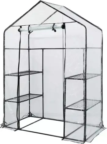 Serë Neo Greenhouse 15-902, 73 x 143 x 195 cm, me 4 rafte, jeshile