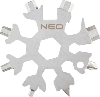 Pajisje multifunksionale Snowflake Neo 19në1, 2 copë, të bardha / të zeza - 2