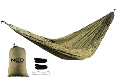 Luhatëse Hamak NEO, 330 x 140 cm, e gjelbër - 1