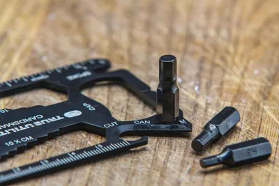 Multitool karte Neo True Utility Cardsmart, 30 funksione, çelik inox, i zi - 4