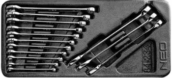 Set çelësash këndorë Neo, 6-19mm, 14 copë