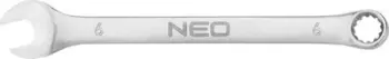 Çelës unazor Neo Open End Ring Spanner, 6 x 100 mm, çelik CrV, gri
