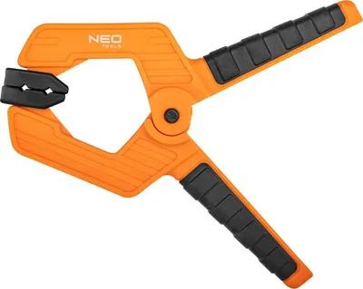 Këpsë shtrënguese Pro Hand, 100mm, plastikë e zezë - 1