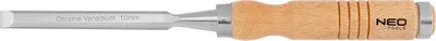 Daltë për dru Neo Chisel, 10 mm, çelik CrV, dorezë druri - 1