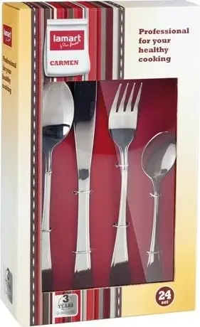 Set i pirunave, lugëve dhe thikave 24 copë, Lamart LT5001 CARMEN