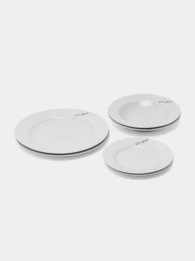 Set pjata Lamart Dine LT9001, 6 copë, të bardha - 2