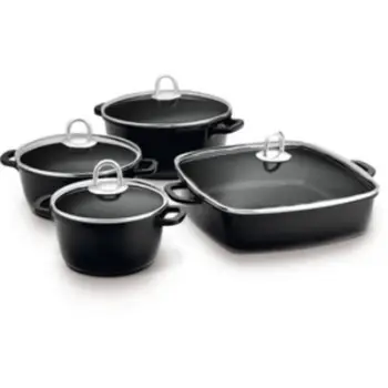 Set tenxhere Lamart LT1168, 8 pjesë, të zeza