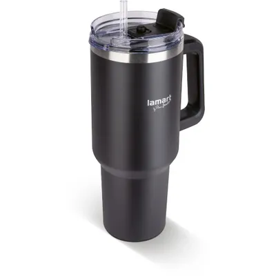 Termos Lamart HUGE LT4091 Thermomug, 0.9L, ngjyrë e zezë - 1