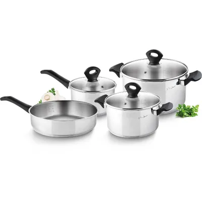 Set tenxhere Lamart LT1110, 7 pjesë, e argjendtë - 2