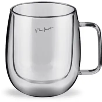 Set filxhana kafeje Lamart Vaso LT9033, 350 ml, 2 copë, transparent