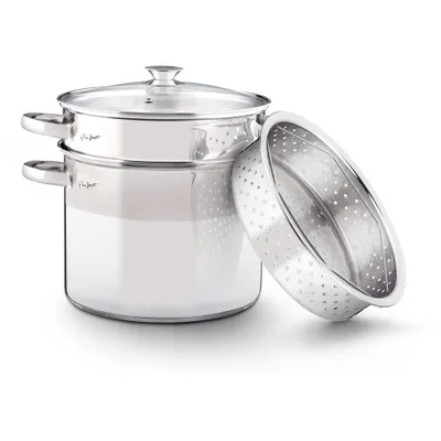 Set tenxhere për pasta Lamart LT1067, 4 pjesë, e argjendtë - 3