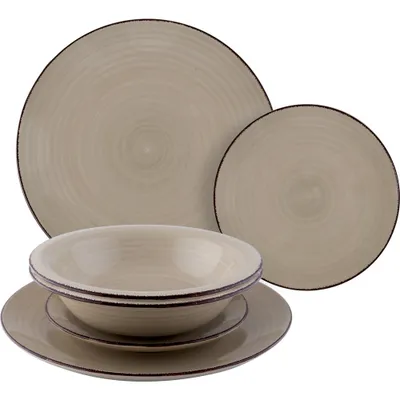 Pjata set qeramike 6 copë Lamart LT9111 - kafe - 1