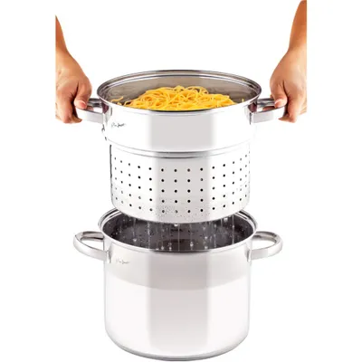 Set tenxhere për pasta Lamart LTSS2417, 3 pjesë, e argjendtë - 2