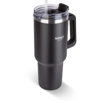 Termos Lamart HUGE LT4088 Thermomug, 1.2L, ngjyrë e zezë
