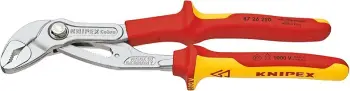 Darë Knipex 87 26 250, 250mm, krom-vanadium, dorezë izoluese, kuqe/verdhe