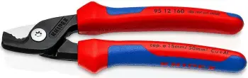 Gërshërë kabllosh Knipex StepCut 160mm, çelik mjetesh, doreza ergonomike, shumëngjyrëshe