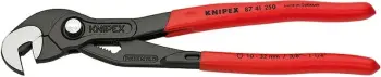 Spango e rregullueshme Knipex 87 41 250, 250mm, plastik, zi/kuqe