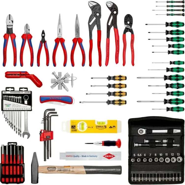 Kasë veglash Knipex Robust45 Move, polipropilen, e zezë, rezistente ndaj ujit dhe pluhurit - 3