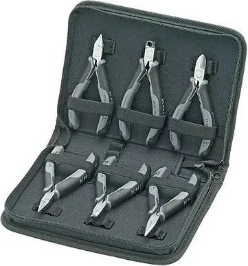 Set pincash Knipex 00 20 17, kasë, e zezë - 1