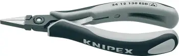 Pinca precize Knipex 34 12 130 ESD, çelik, 135mm, dorezë gri