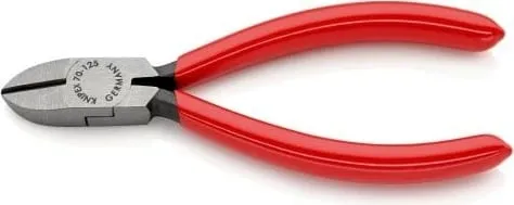 Prerës kabllosh Knipex 70 01 125, 125mm, çelik inox, dorezë plastike, kuqe - 2