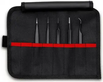 Set pincetash KNIPEX 92 00 01 ESD, 5 pjesë, universal, i zi
