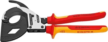 Darë prerëse anësore Knipex 95 36 320, 320mm, çelik, dorezë plastike, kuqe/verdhe
